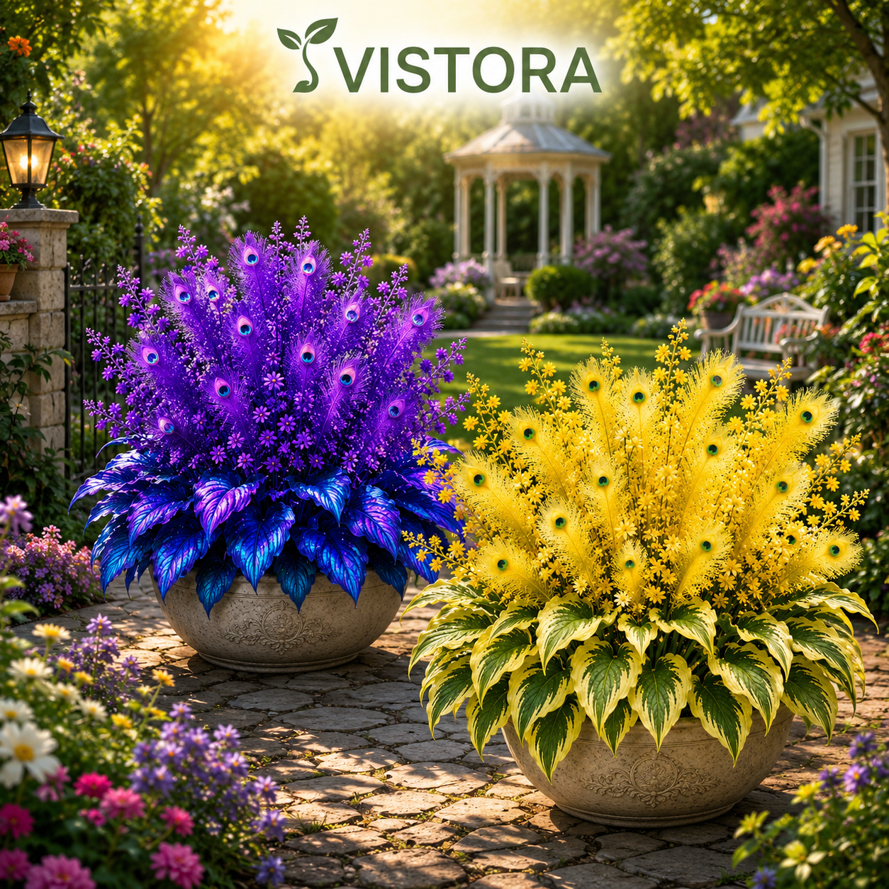 🏠🤗 Peacock Flame Hosta Bulbs💥 Stunning Colors That Brighten Any Space🔥Buy 6 Get 6 Free Bulbs🔥