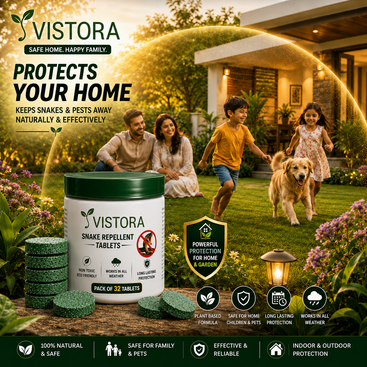 💥Powerful Protection Snake Repellent Tablets for Home, Farm & Garden | Instant Action Formula🔥Buy 1 Get 1 Free🔥