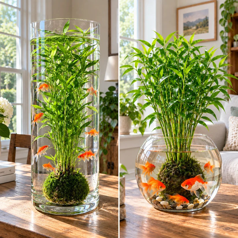 🎋 Rare Mini Rice Bamboo Bulbs 🌿 Easy Hydroponic Growing ✨ Buy 4 Get 4 Free Bulbs ✨