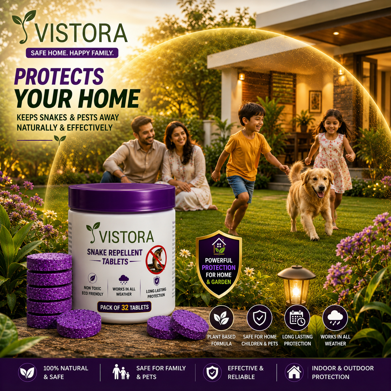 💥Powerful Protection Snake Repellent Tablets for Home, Farm & Garden | Instant Action Formula🔥Buy 1 Get 1 Free🔥