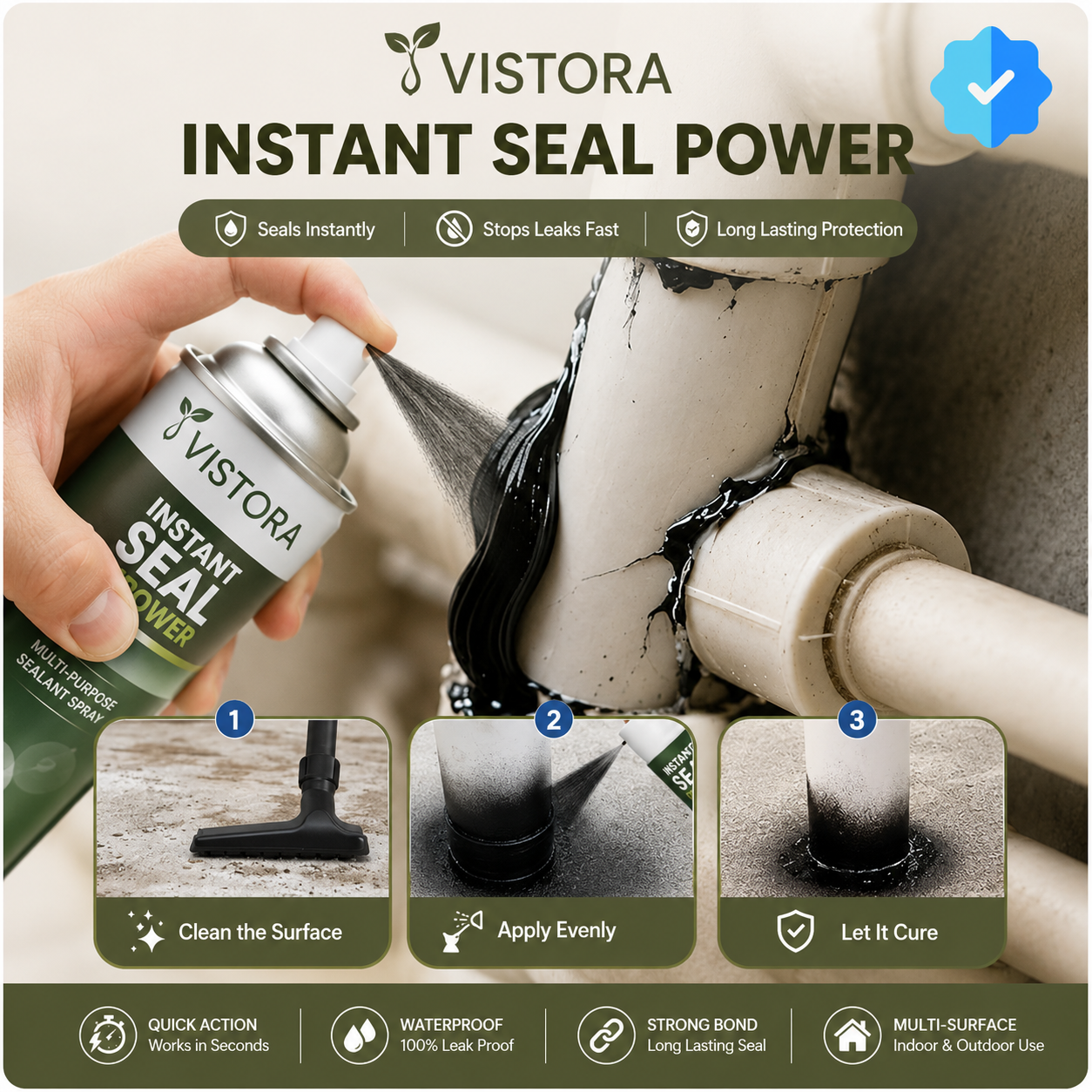 ⏰Limited Sale 49% OFF 🌿💧Heavy-Duty Leak Repair Waterproof Sealant Spray 💧Buy 1 Get 1 free💧