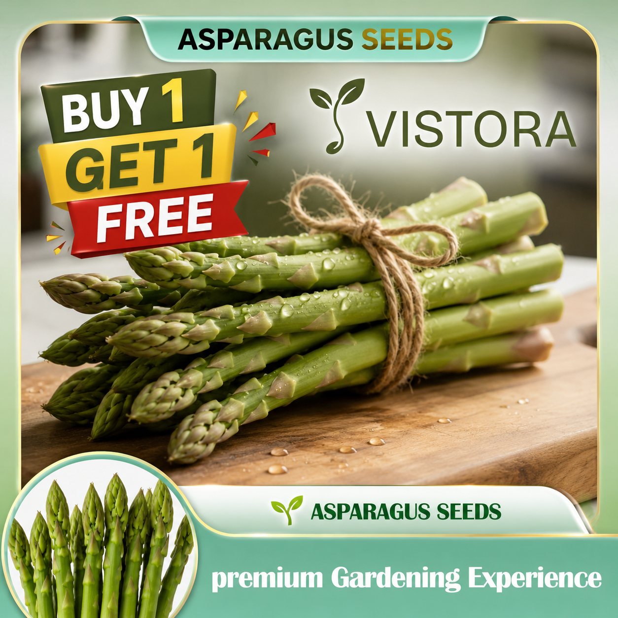 🌱 Grow Your Own Asparagus from Seeds — Fresh, Flavorful & Long-Lasting 👑 | 🔥Buy 1 Get 1 Free🔥