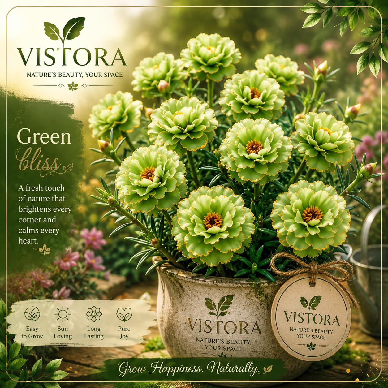 🌹【7 days germination】Last Day Up to 50% OFF💐Muti-Color Golden Lace Portulaca🌸 Buy 1 Get 1 Free 🌸
