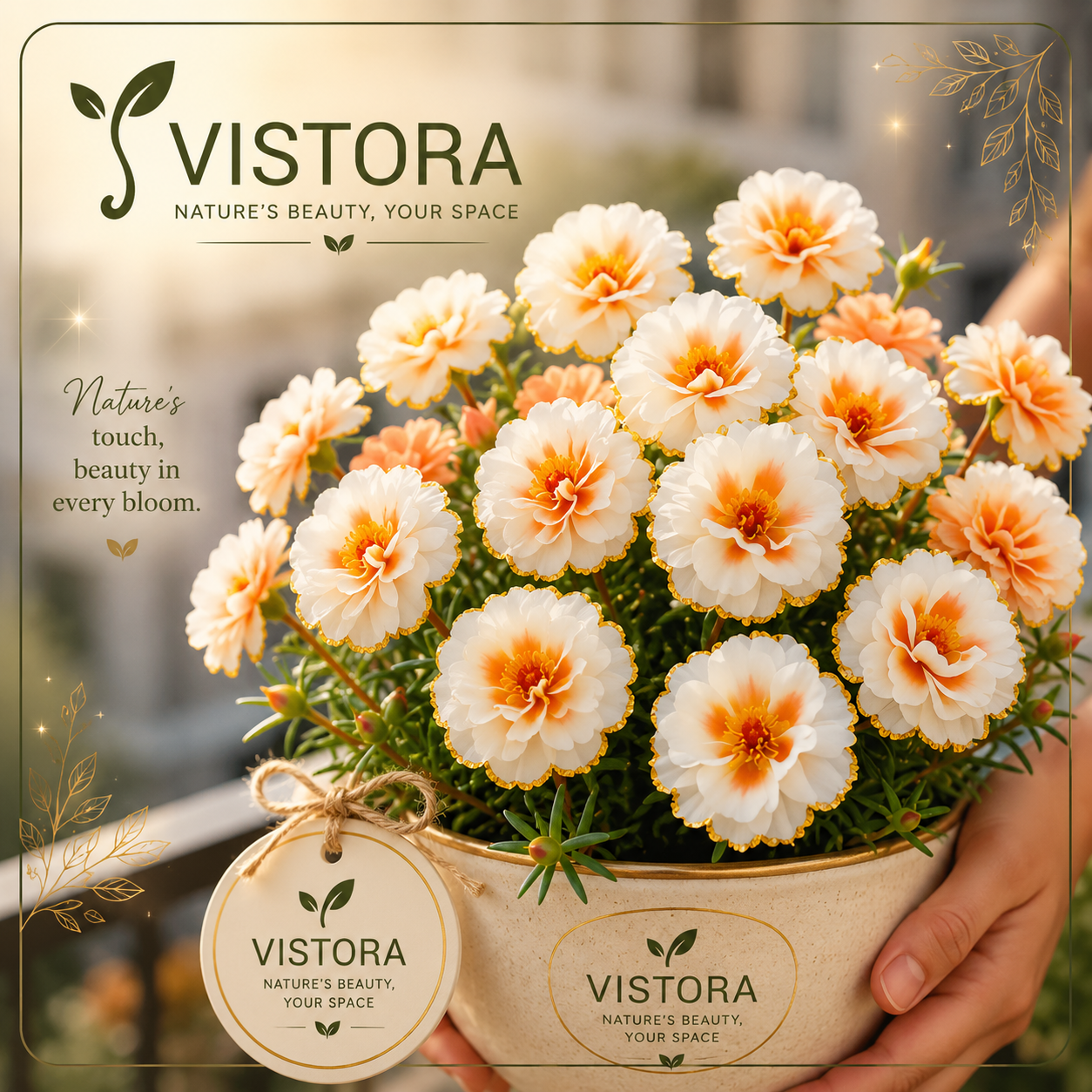 🌹【7 days germination】Last Day Up to 50% OFF💐Muti-Color Golden Lace Portulaca🌸 Buy 1 Get 1 Free 🌸