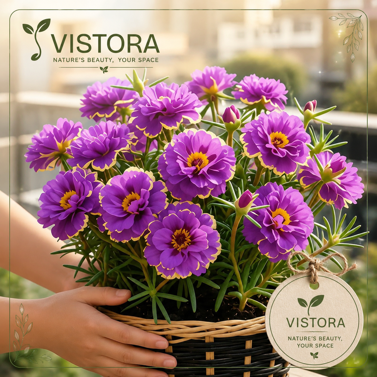 🌹【7 days germination】Last Day Up to 50% OFF💐Muti-Color Golden Lace Portulaca🌸 Buy 1 Get 1 Free 🌸