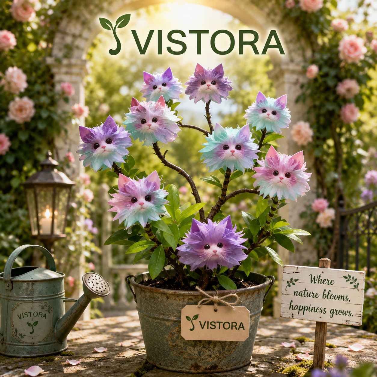 🐱Magical plants! Cat's eye dazzling series✨Cat’s Eye flower Bulbs🌸Buy 4 Get 4 Free🌸With Plant Growth Supplement