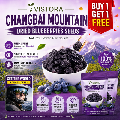 🔥Buy 1 Get 1 Free🔥[Anti-Cancer and Heart Protection] Changbai Mountain Dried Blueberries Seeds – With Plant Growth Supplement Free