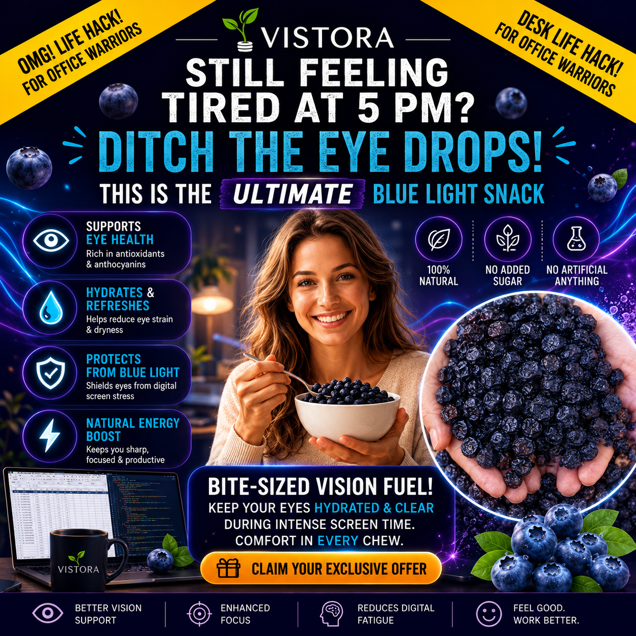 🔥Buy 1 Get 1 Free🔥[Anti-Cancer and Heart Protection] Changbai Mountain Dried Blueberries Seeds – With Plant Growth Supplement Free
