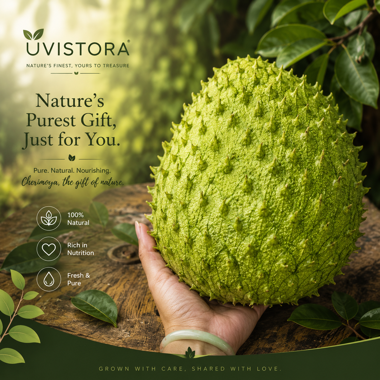 💥 Buy 1 Get 1 Free 💥🌸 Organic Soursop (Graviola) Seeds – Non-GMO Heirloom Tropical Fruit seeds