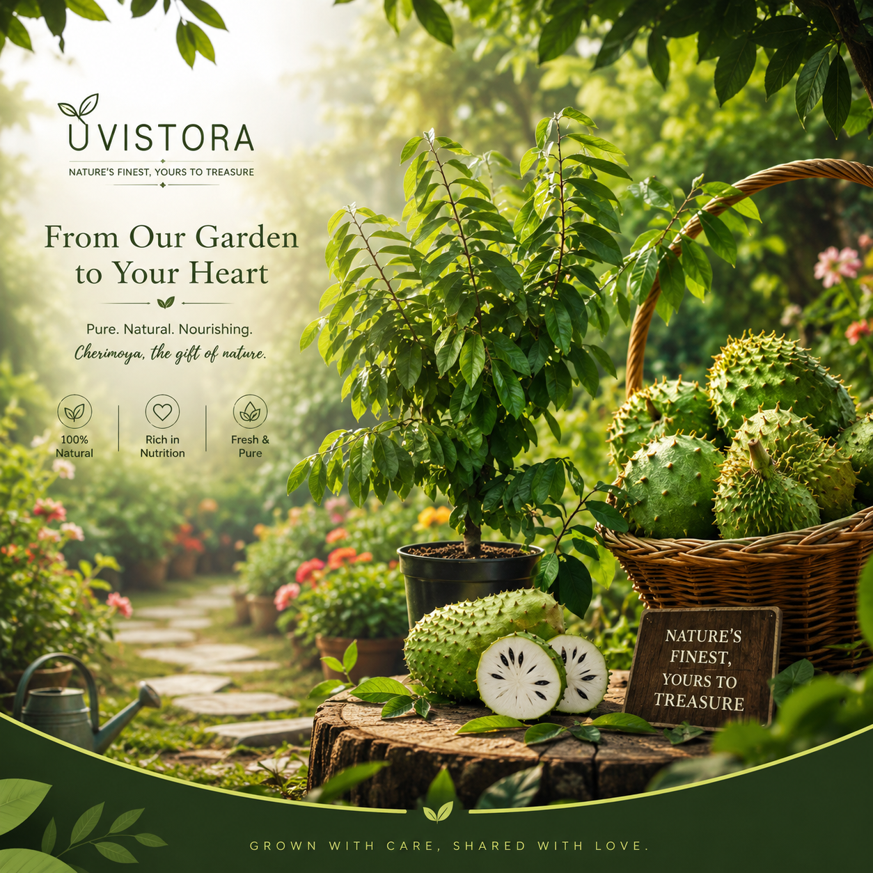 💥 Buy 1 Get 1 Free 💥🌸 Organic Soursop (Graviola) Seeds – Non-GMO Heirloom Tropical Fruit seeds