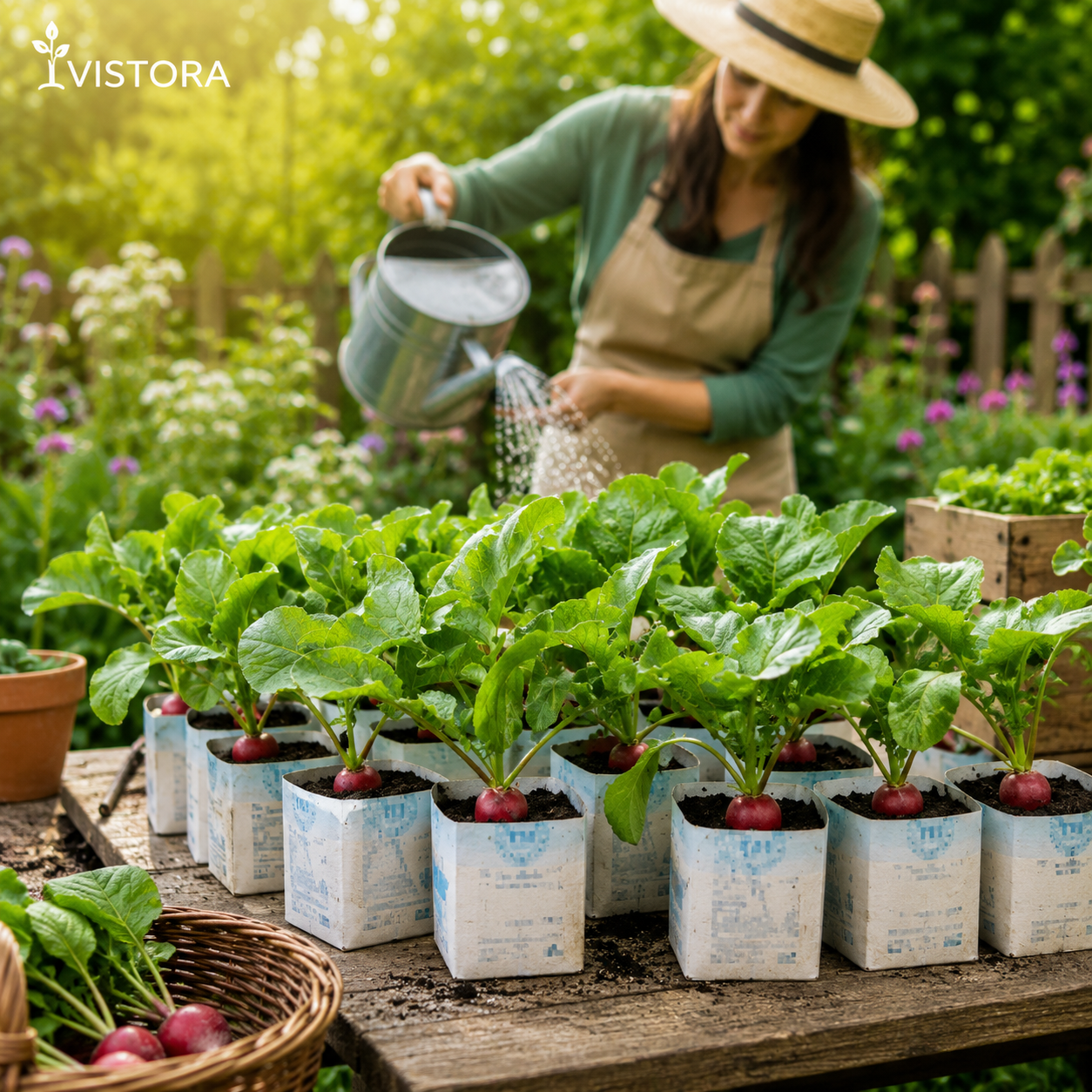 🍒🌱 MINI CHERRY RADISH SEEDS 🌱🍒🌿 BUY 1 GET 1 FREE 🌿🍒