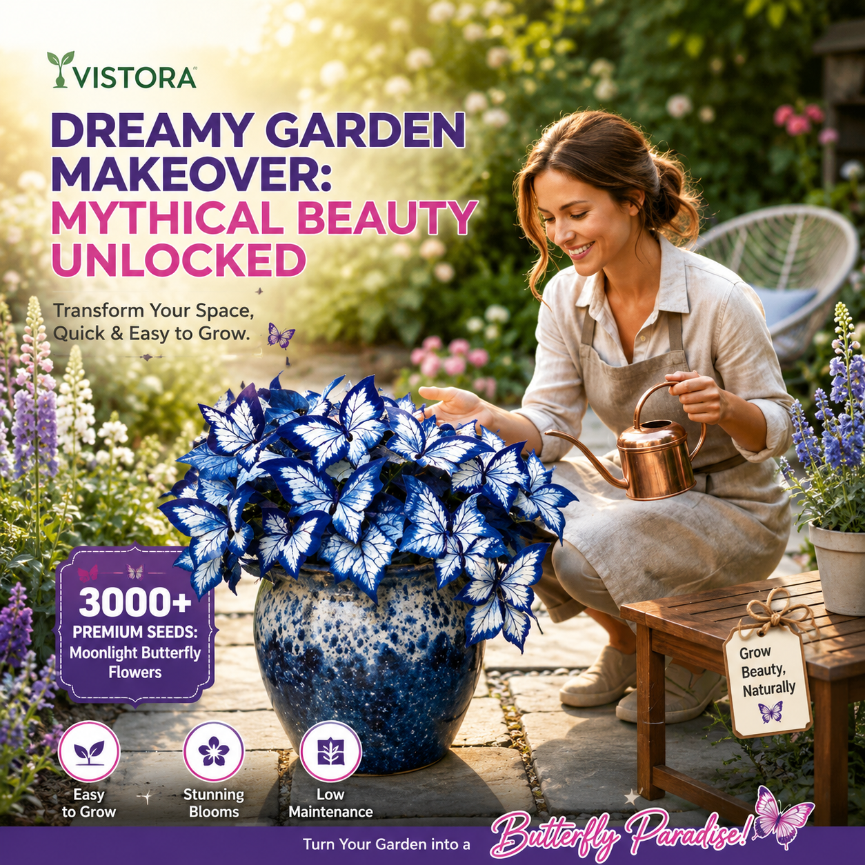 🦋 Whimsical Butterfly Shaped Flower Bulbs ✨ | 🌸 Buy 4 Get 4 Free Bulbs🌸