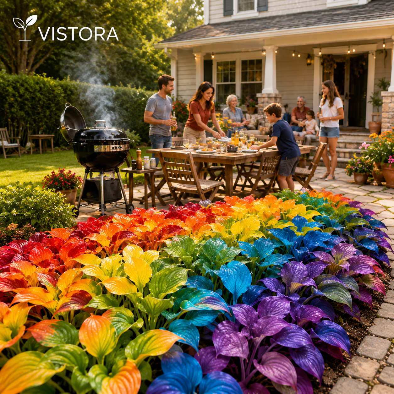 ✨“Dreamlight Colorful Rainbow Hosta — Where Nature Glows in Every Shade” 🌸 Buy 1 Get 1 Free 🌸