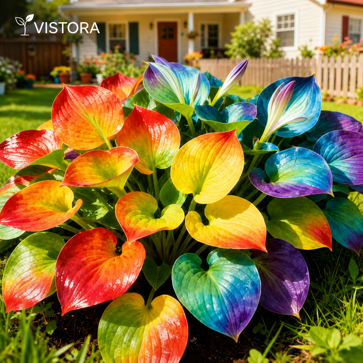 ✨“Dreamlight Colorful Rainbow Hosta — Where Nature Glows in Every Shade” 🌸 Buy 1 Get 1 Free 🌸