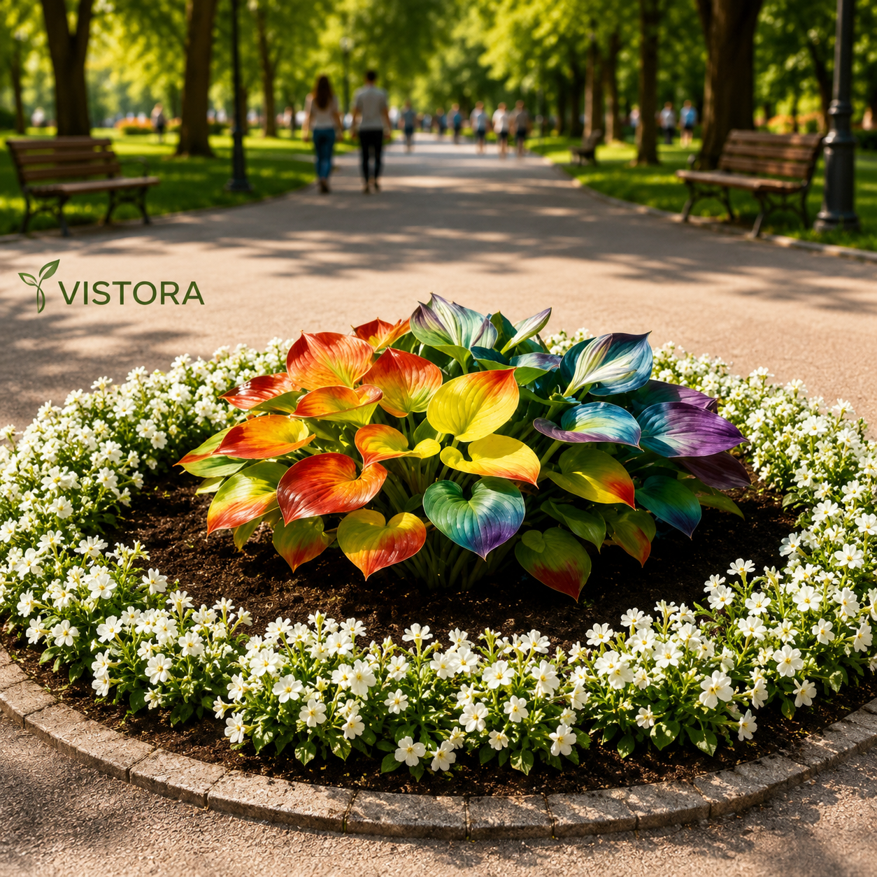 ✨“Dreamlight Colorful Rainbow Hosta — Where Nature Glows in Every Shade” 🌸 Buy 1 Get 1 Free 🌸