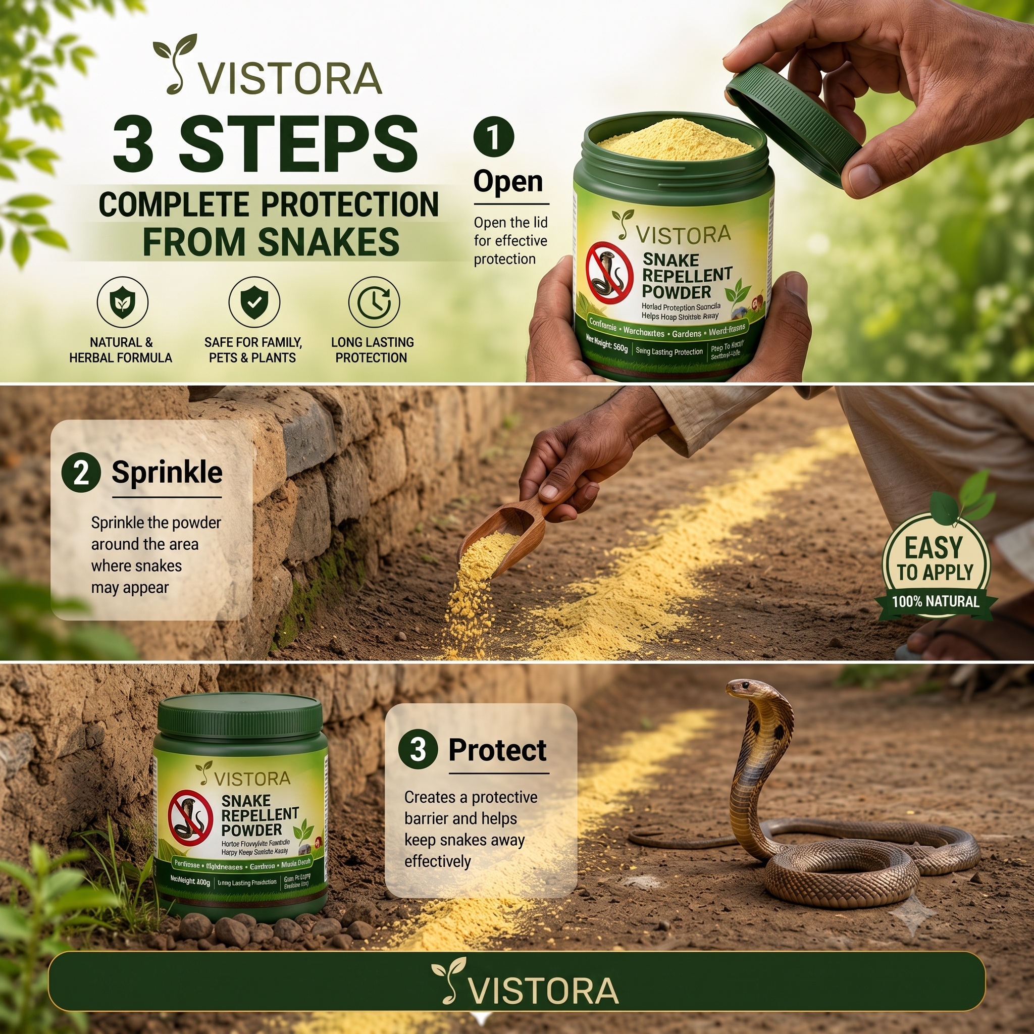 🥰HOT SALE 49% OFF🥰🐍Snake Repellent Powder🐍 Buy 1 Get 1 Free🐍