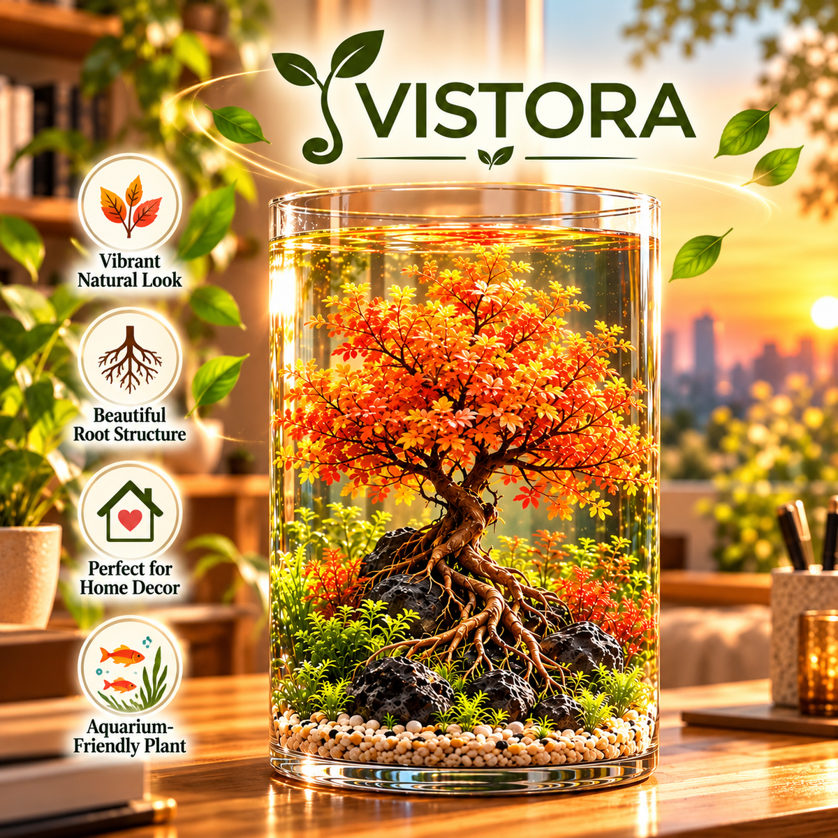 🔥 Crimson Sakura Aquatic Tree Bulbs – Grow a Fiery Underwater Mini Forest✨ Buy 4 Get 4 Free Bulbs ✨