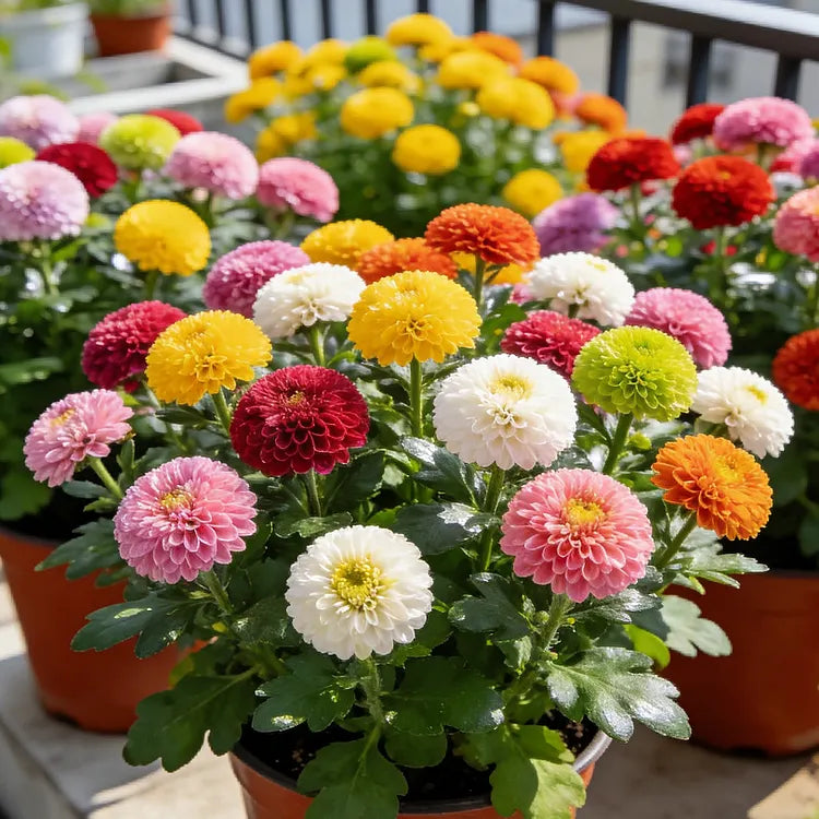🏵️Colorful Ping Pong Chrysanthemum Seeds🏵️